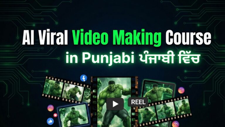 AI Viral Reel Making Course in Punjabi